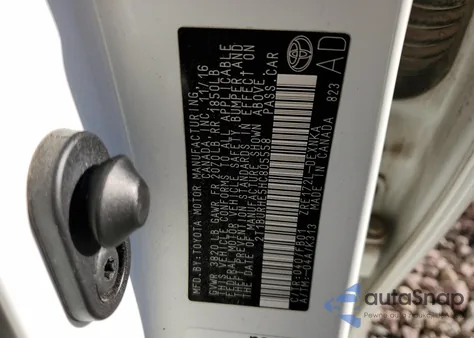 2017 Toyota Corolla L из США, поврежденный, VIN 2T1BURHE5HC805558